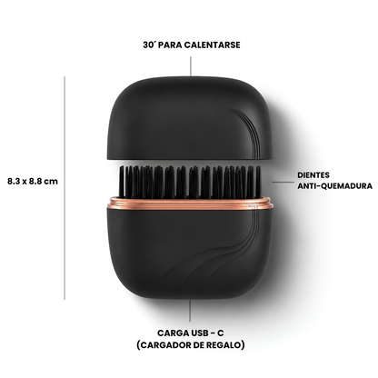 Cepillo - Alisador Eléctrico Inalámbrico Mini